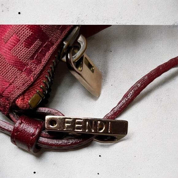 Vintage FENDI Zucchino Jacquard Handbag - Picture 8 of 15